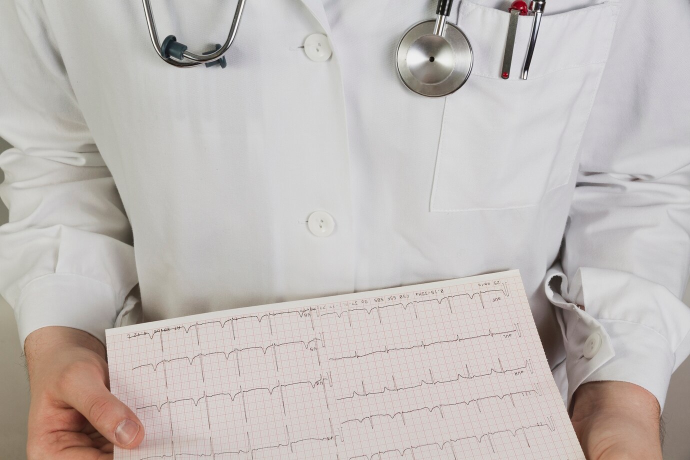 electrocardiograma-veterinaria-pelayos-presa Veterinario sujeta un electrocardiograma